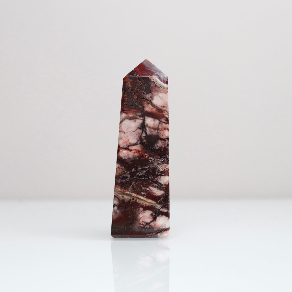 Mexican Lace Agate Tower 113