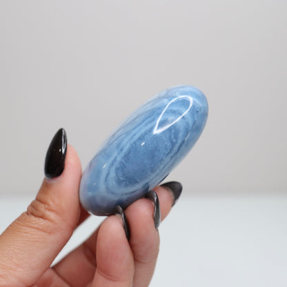 Blue Opal Palm Stone 45