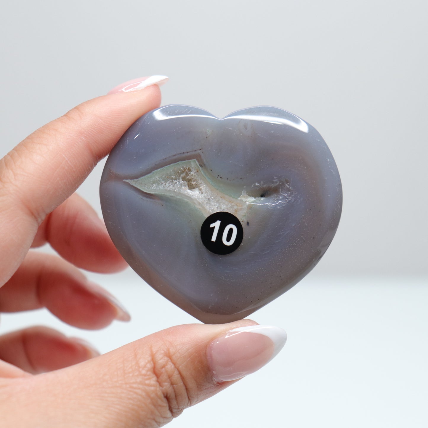 Druzy Agate Heart | 10