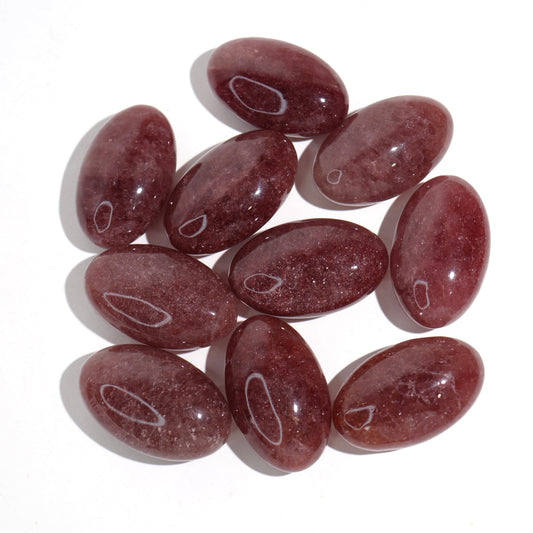 Strawberry Quartz Palm Stones