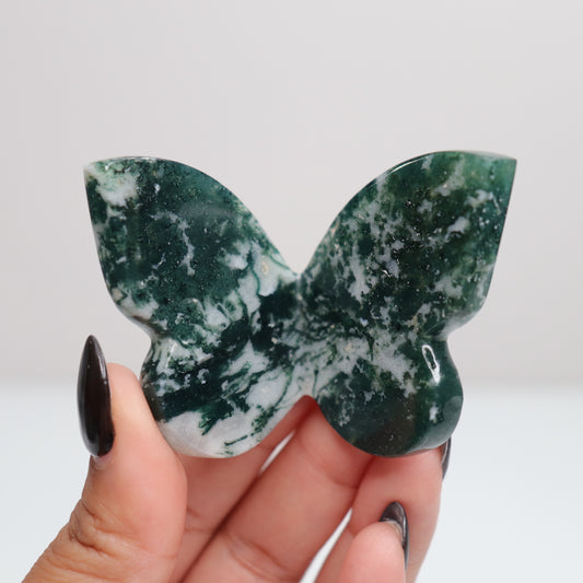 Moss Agate Butterfly 1