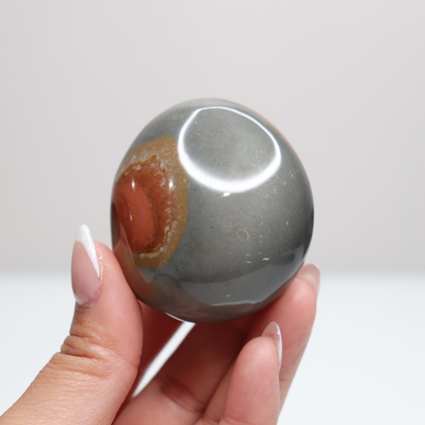 Polychrome Jasper Palm Stone | 25