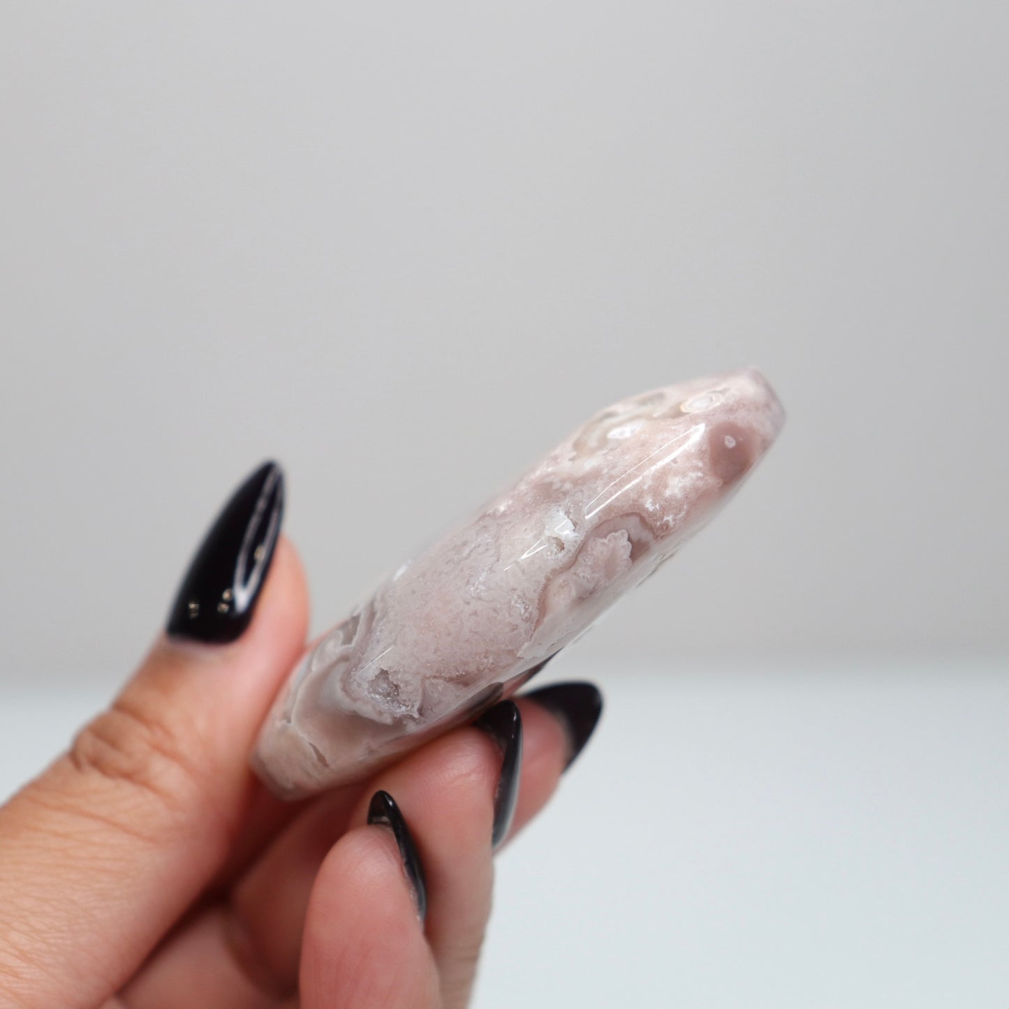 Flower Agate Palm Stone | 21