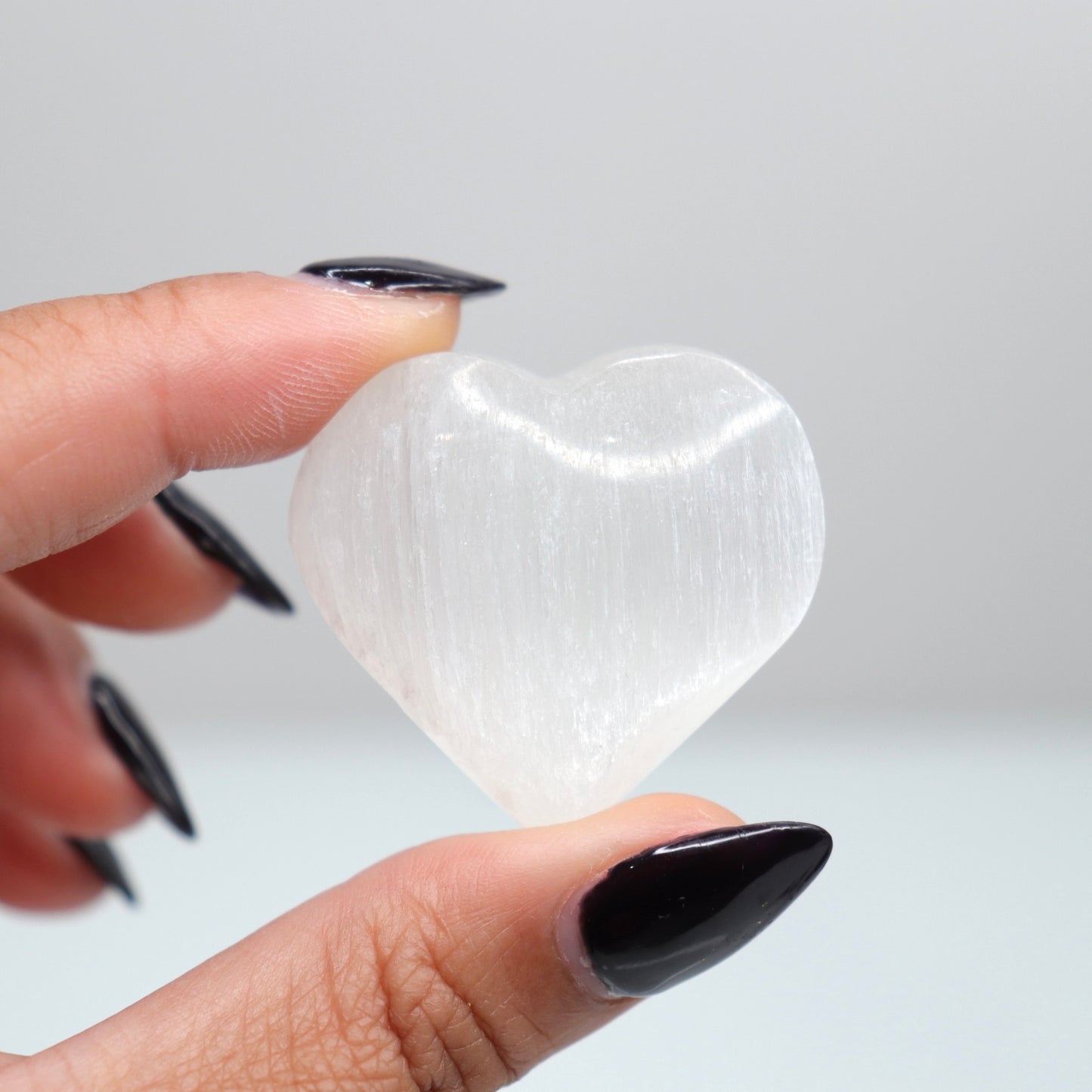 Selenite Hearts (Satin Spar)