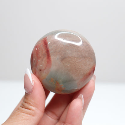 Polychrome Jasper Palm Stone | 18