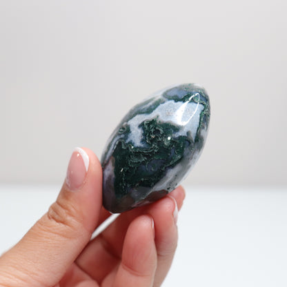 Moss Agate Palm Stone | 49