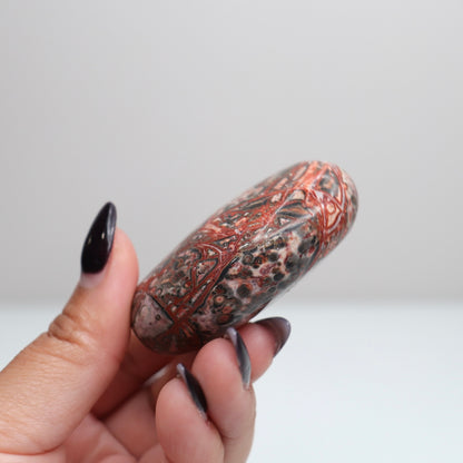 Leopard Skin Jasper Palm Stone | 31