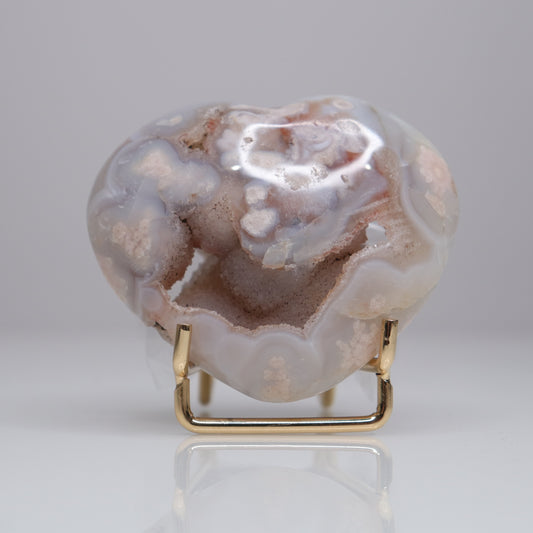 Flower Agate Heart | 20