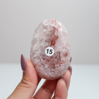 Pink Amethyst Palm Stone | 15