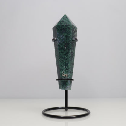 Moss Agate Wand 3