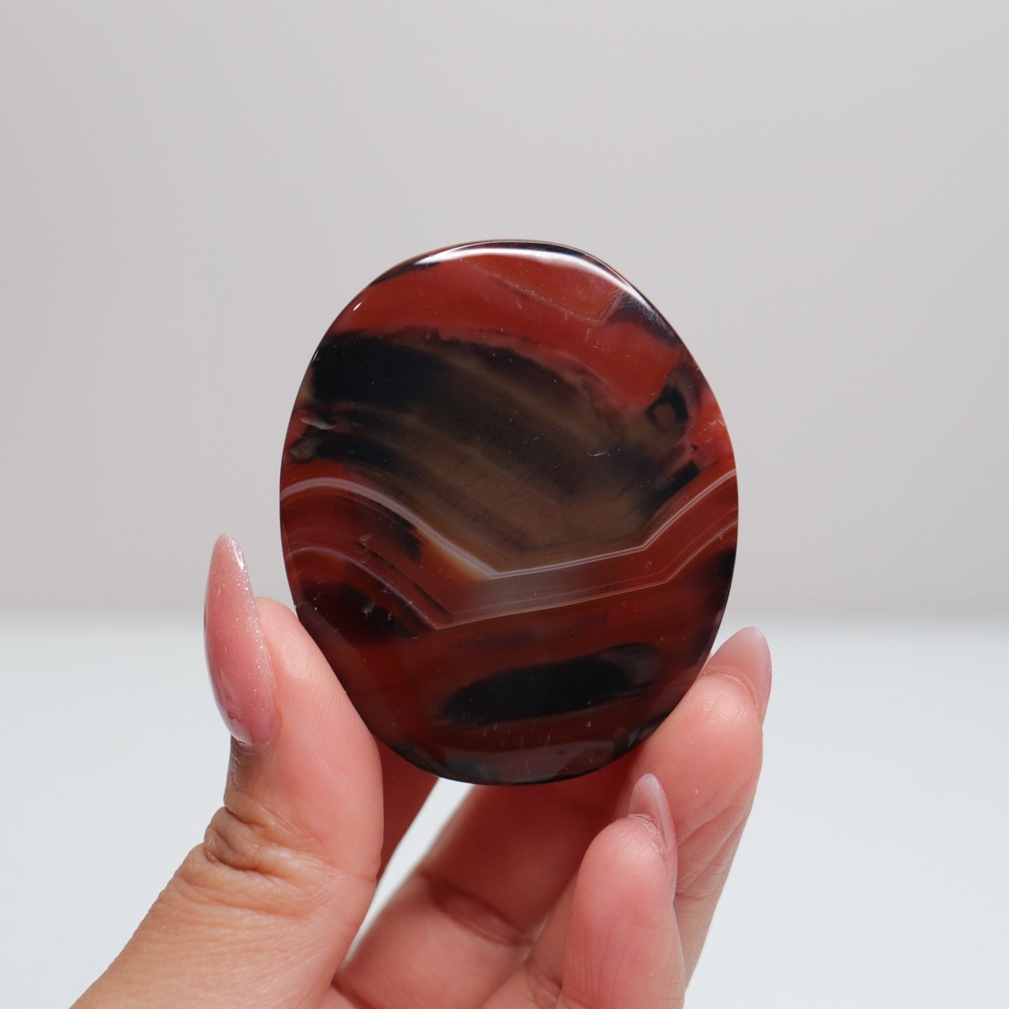 Sardonyx Palm Stone 57