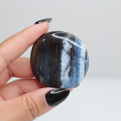 Blue Opal Flat Stone 27