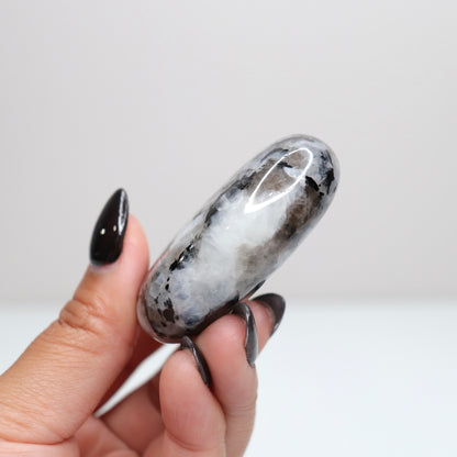Rainbow Moonstone Palm Stone 62