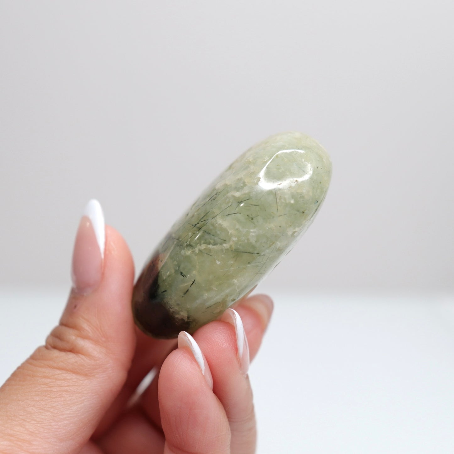 Prehnite Palm Stone 1