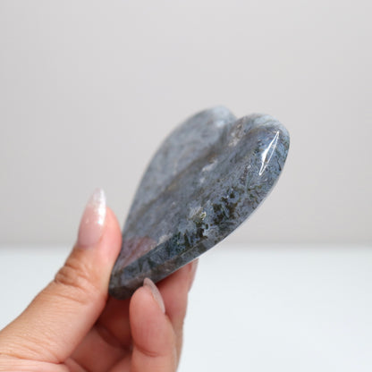 Moss Agate Heart | I