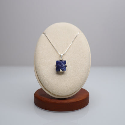 Sterling Silver Sodalite Necklace | 1