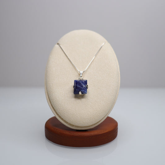 Sterling Silver Sodalite Necklace | 1