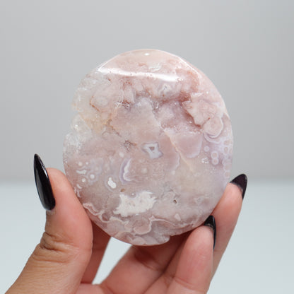 Flower Agate Palm Stone | 37