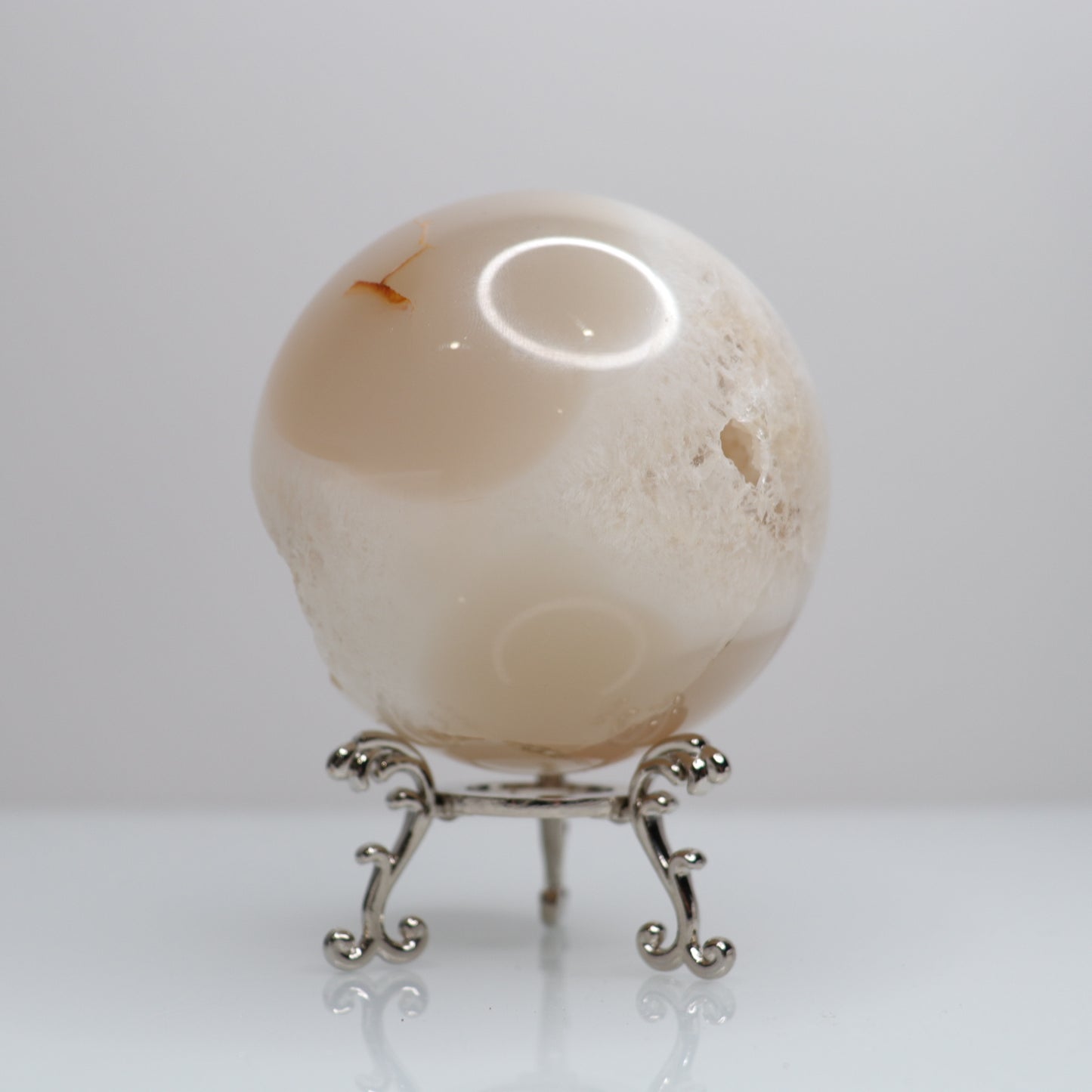 Druzy Agate Sphere 4 * REPAIRED*