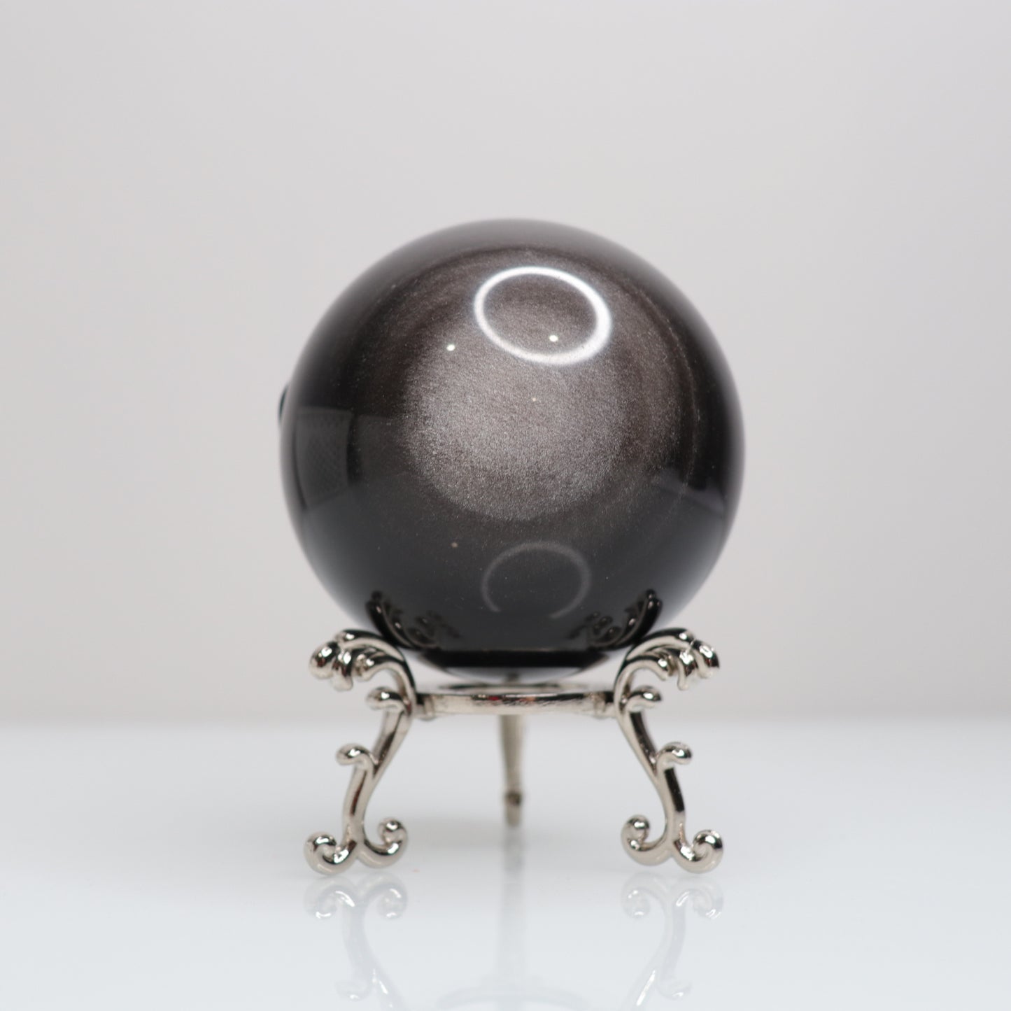 Silver Sheen Obsidian Sphere | A