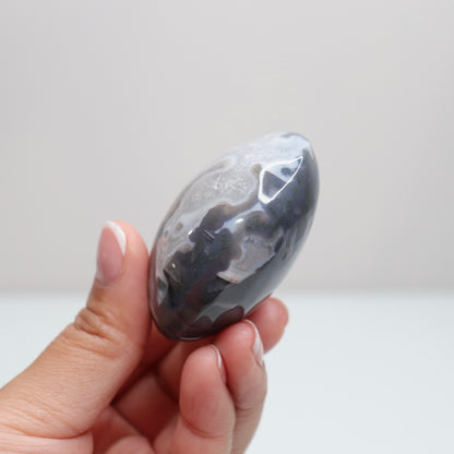Moss Agate Palm Stone | 53