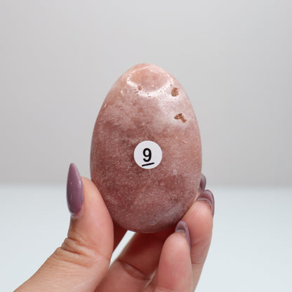 Pink Amethyst Palm Stone | 9