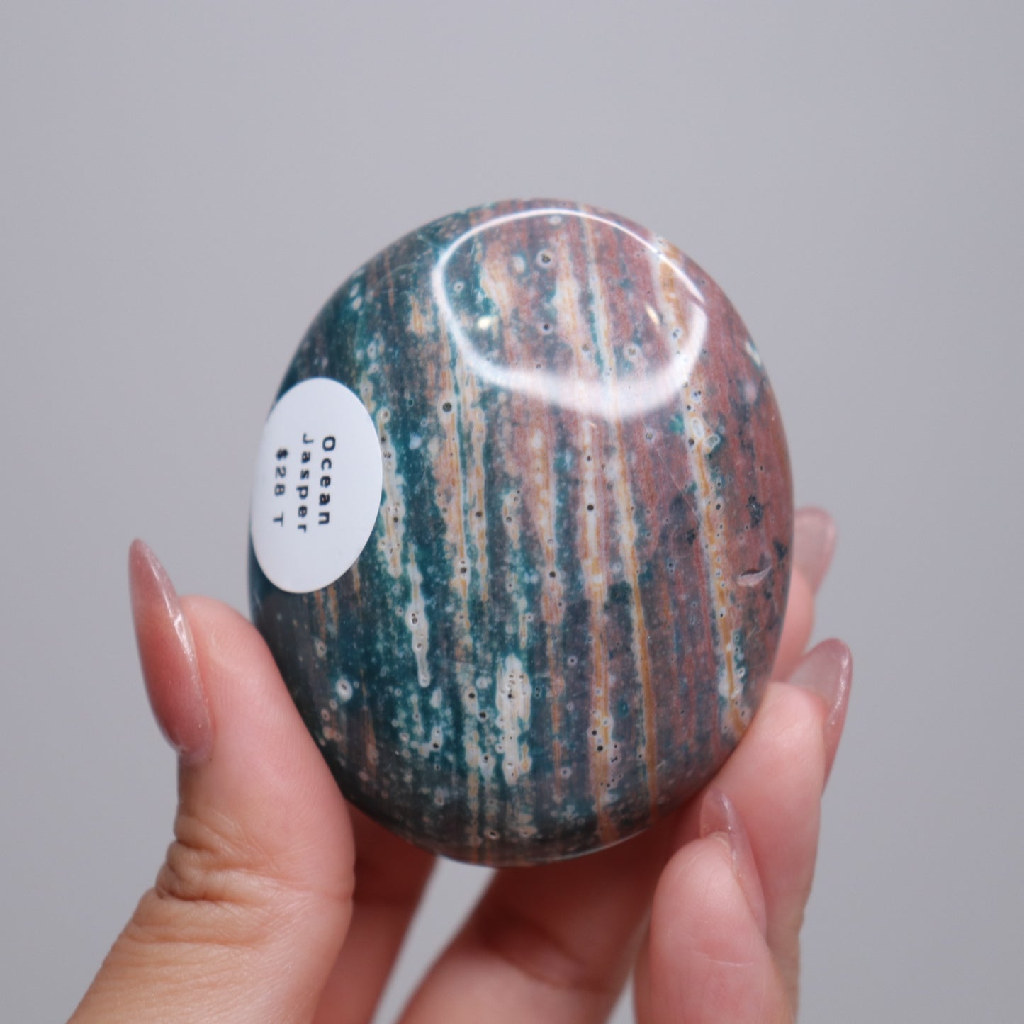 Ocean Jasper Palm Stone | 26
