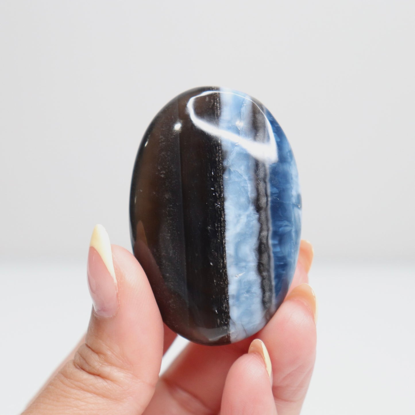 Blue Opal Palm Stone 11
