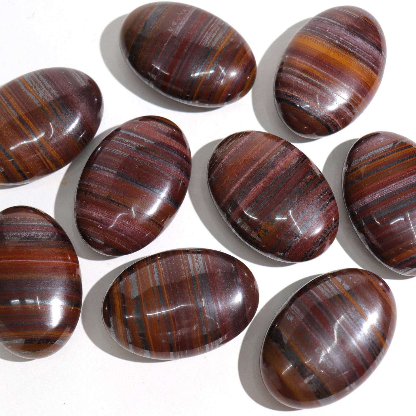Tiger Iron Palm Stones