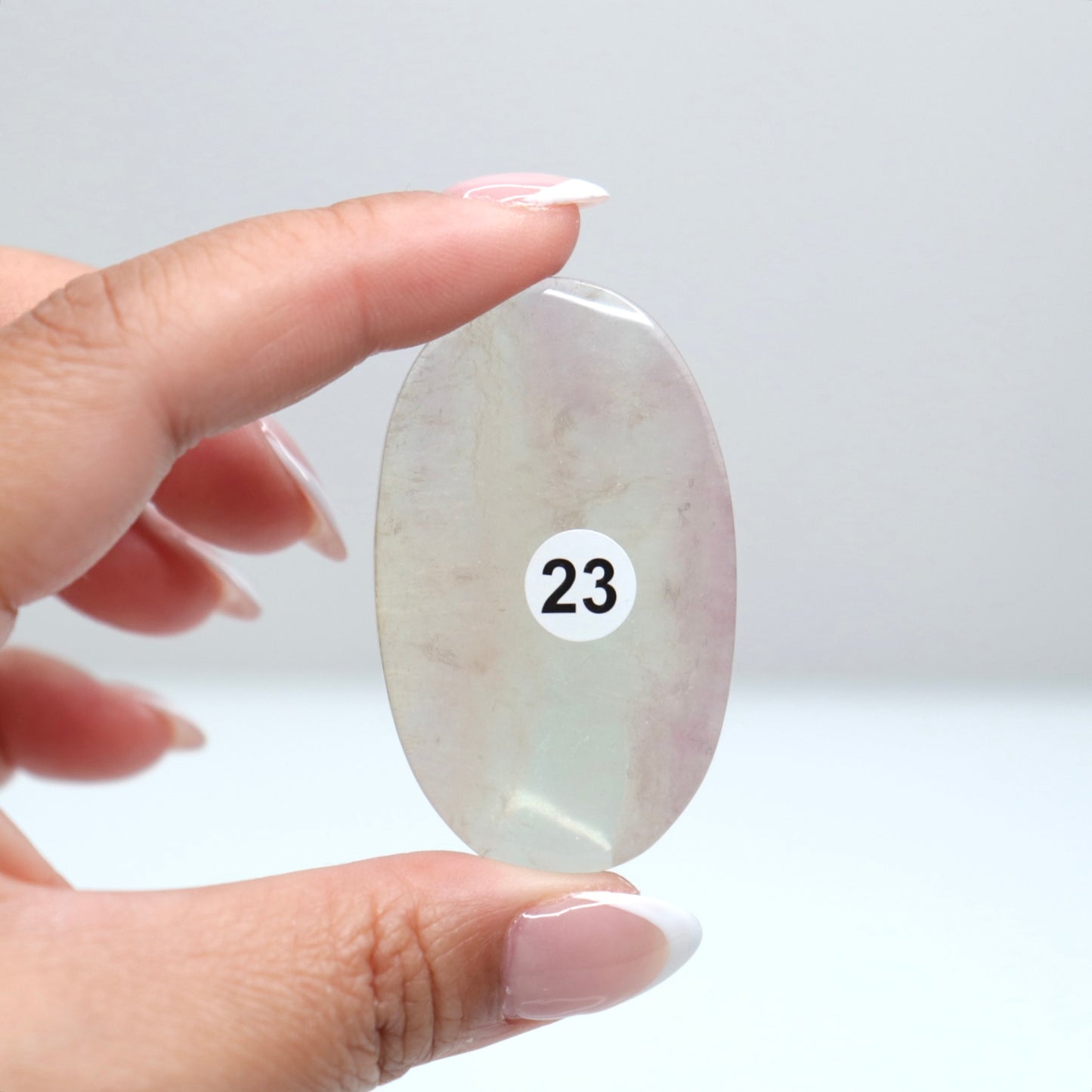 Fluorite Palm Stone | 23