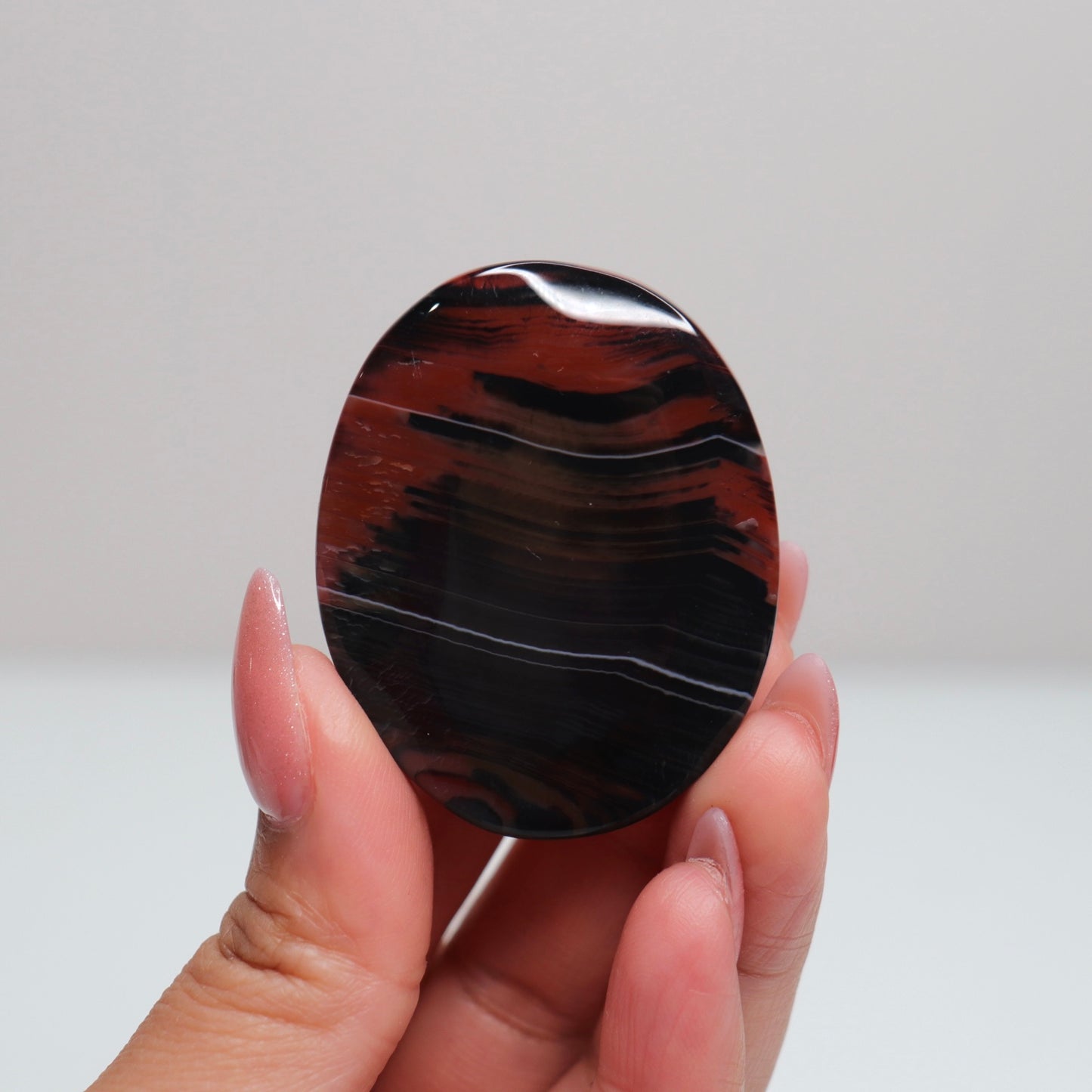 Sardonyx Palm Stone 51