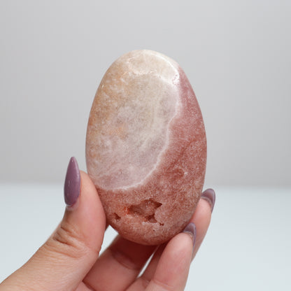 Pink Amethyst Palm Stone | 29
