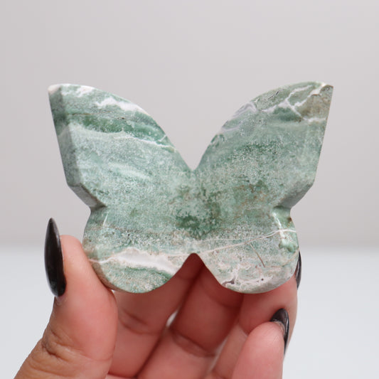 Green Sardonyx Butterly 8