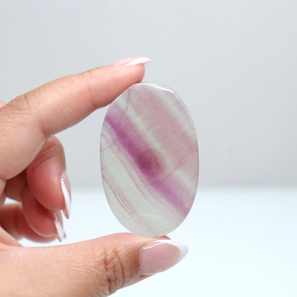 Fluorite Palm Stone | 26