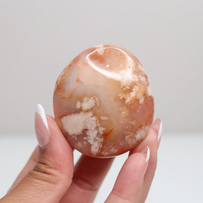 Flower Agate Palm Stone | 5