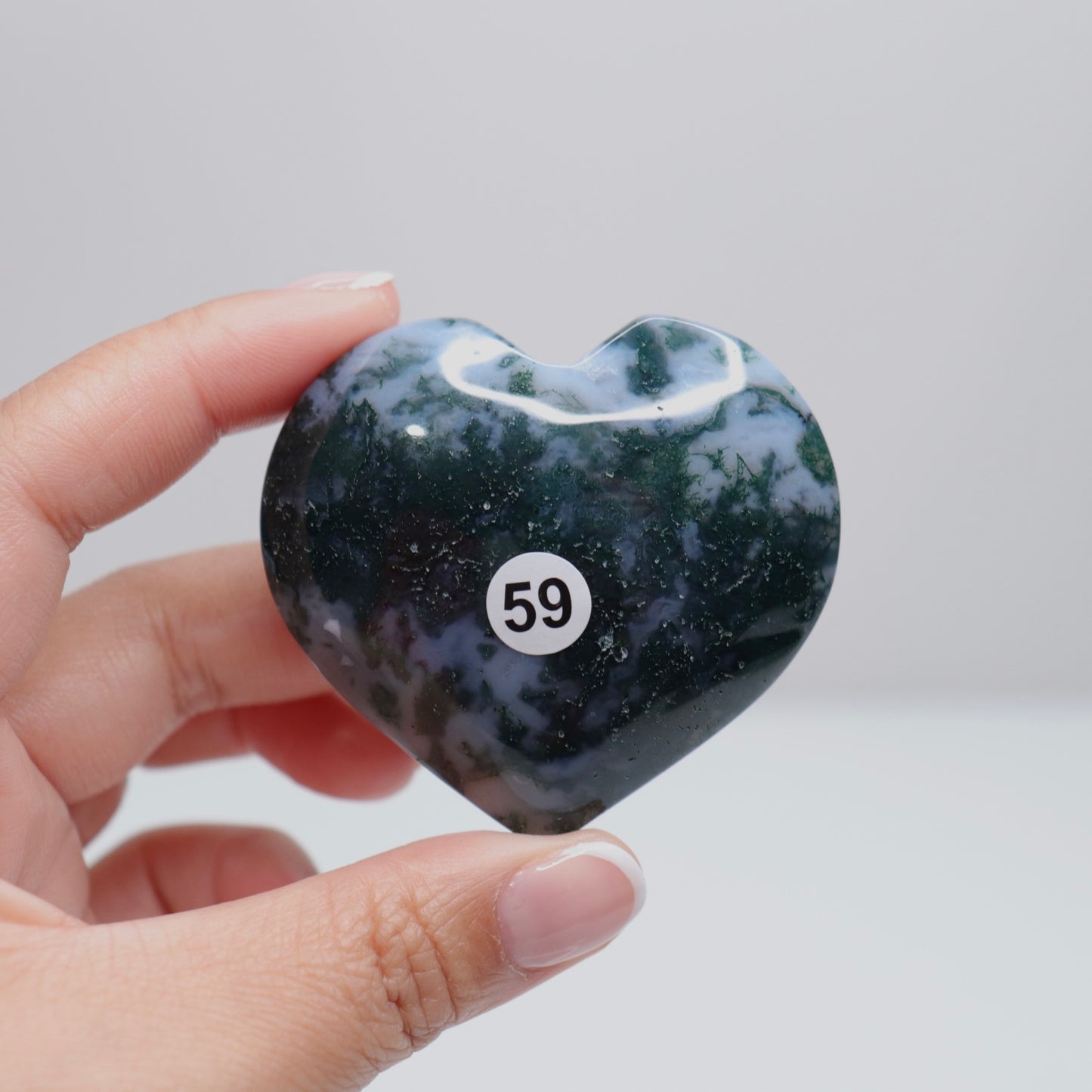 Moss Agate Heart | 59