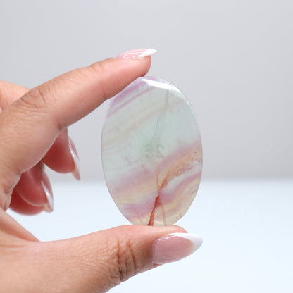 Fluorite Palm Stone | 25