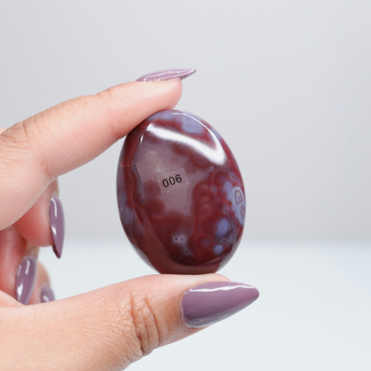 Malawi Agate Palm Stone 006