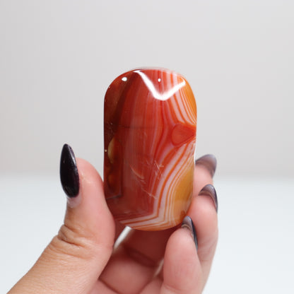 Carnelian Palm Stone | 122