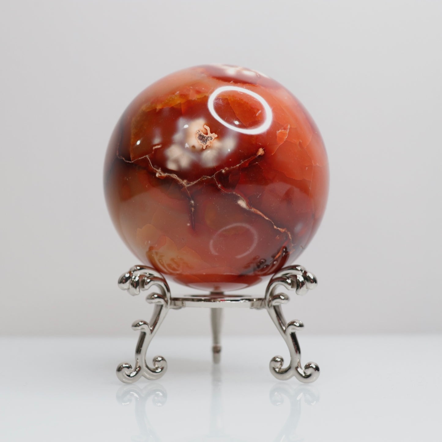 Carnelian Sphere 18