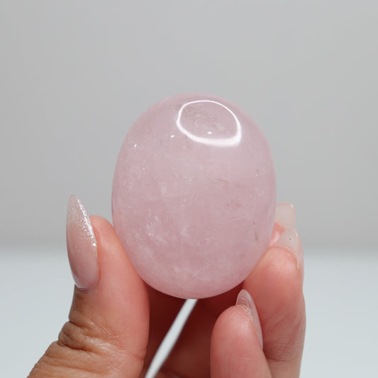 Rose Quartz Palm Stone 51