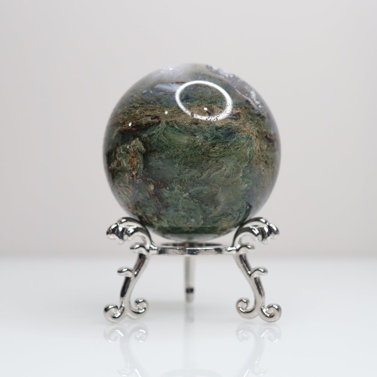 Moss Agate Sphere | 6