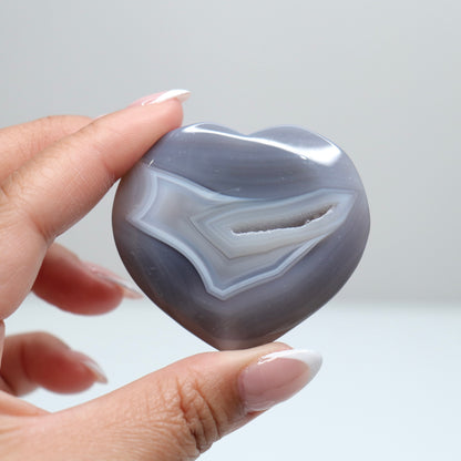 Druzy Agate Heart 9