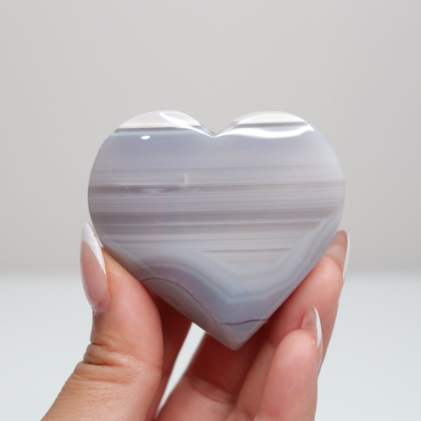 Banded Agate Heart 65