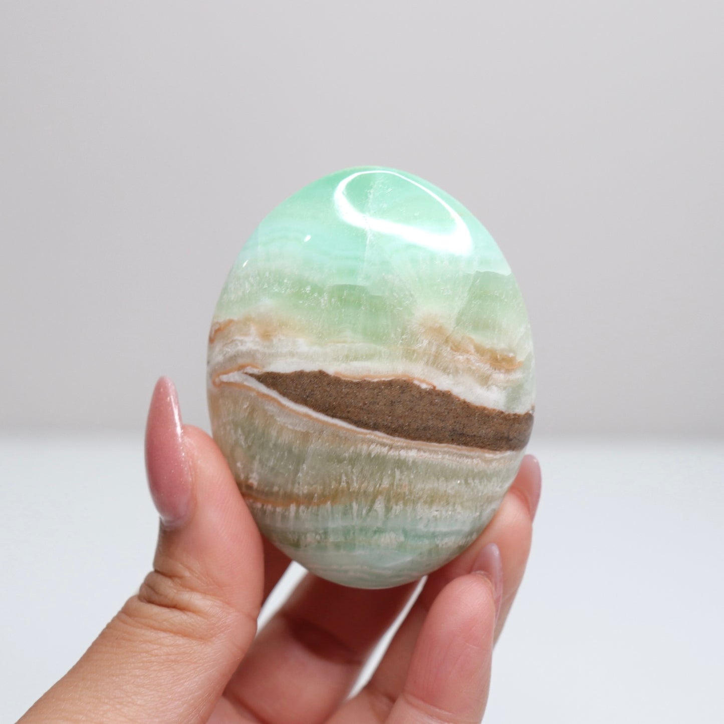 Caribbean Calcite Palm Stone | 93