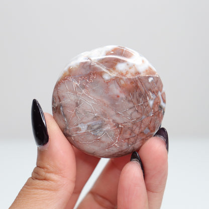 Sangria Agate Flat Stone | 37