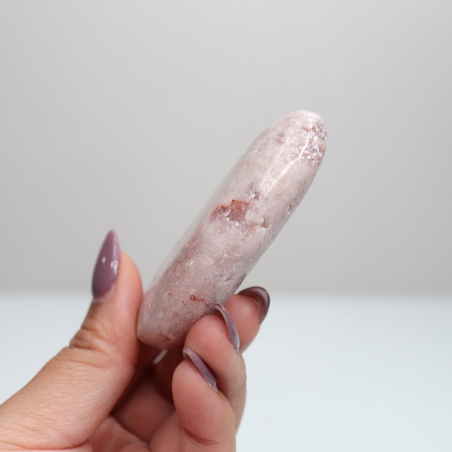 Pink Amethyst Palm Stone | 24
