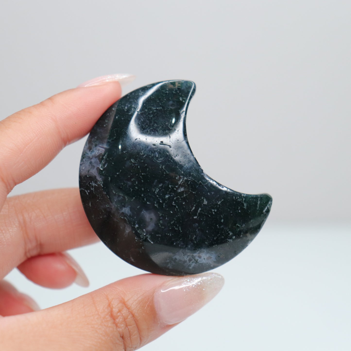 Moss Agate Moon