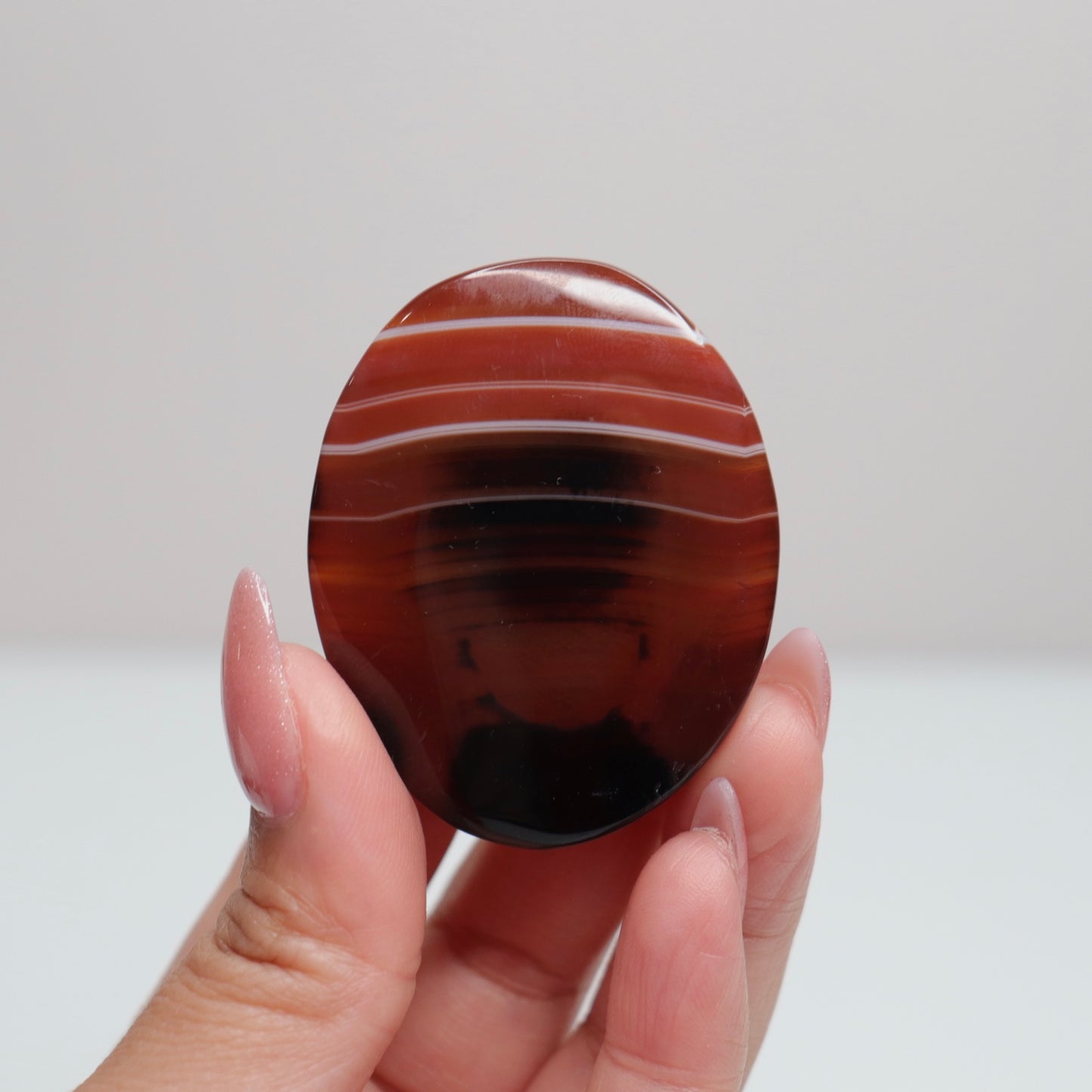 Sardonyx Palm Stone 53