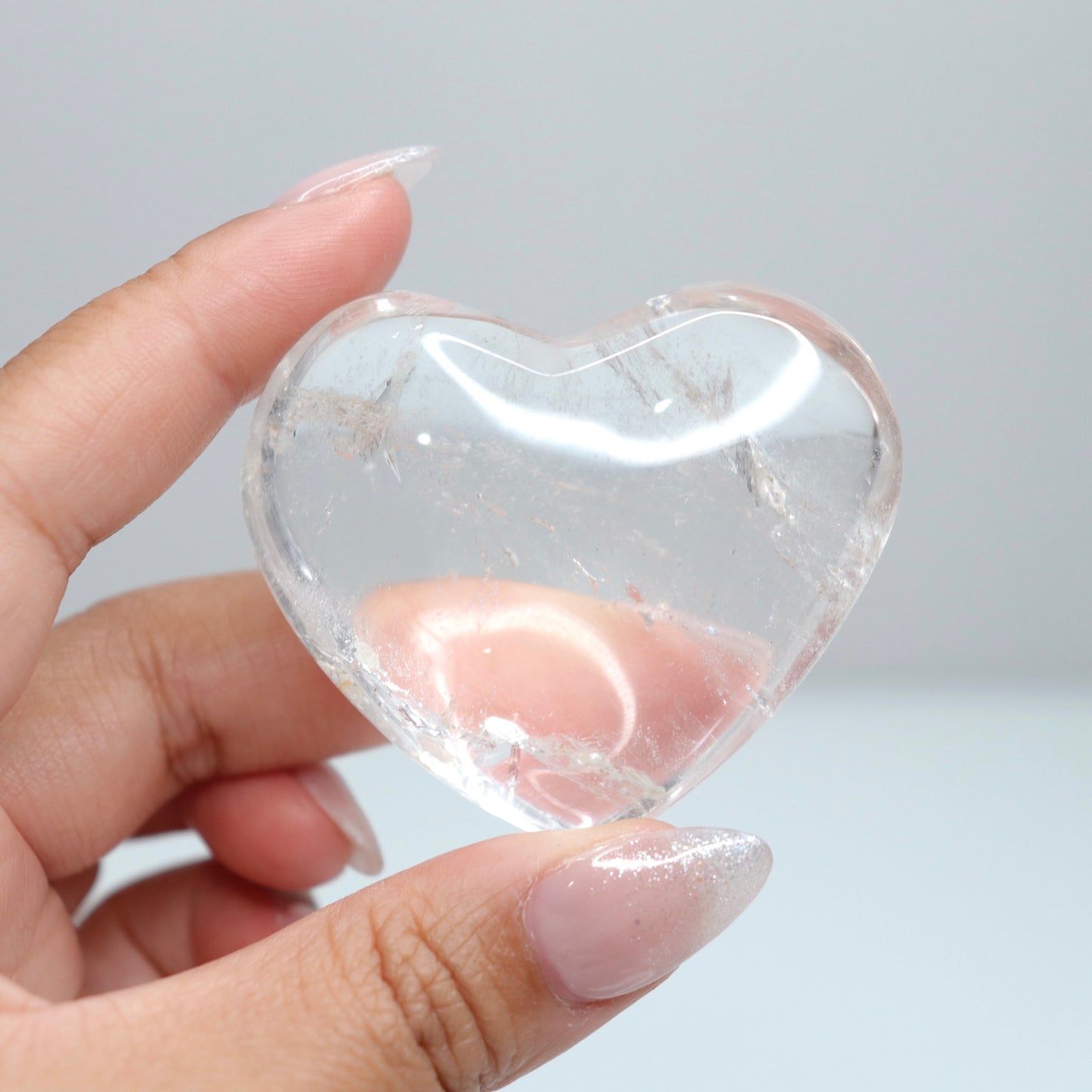 Clear Quartz Heart | 2